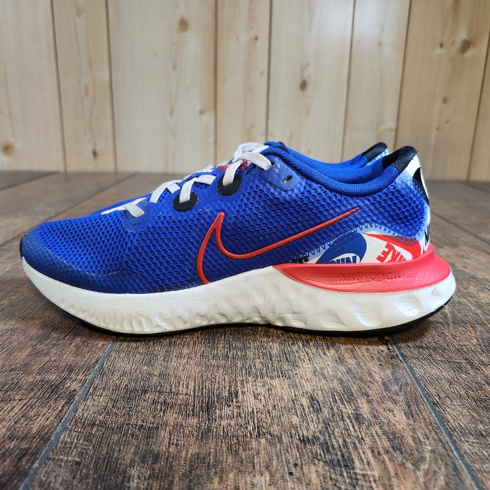 Nike Renew Run Hyper Blue Sneakers Shoes Size 5.5 Youth CW5812-400 Womens Size 7 - Picture 2 of 11
